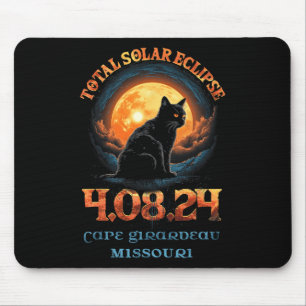 Solar Eclipse 2024 Cape Girardeau Missouri Mousepad