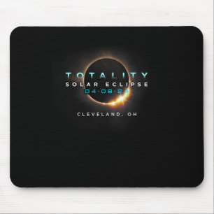 Solar Eclipse 2024 Cleveland Mousepad