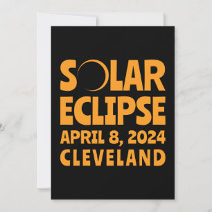 Solar Eclipse 2024 Cleveland Ohio Einladung