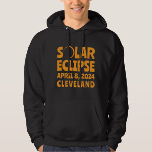 Solar Eclipse 2024 Cleveland Ohio Hoodie