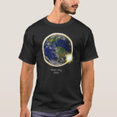 Solar Eclipse 2024 Erdsonnenmond T-Shirt (Vorderseite)
