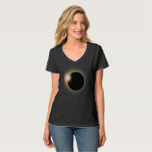 Solar Eclipse 2024 for Astronomy   T-Shirt (Vorderseite Vollansicht)
