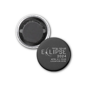 Solar Eclipse 2024 - Gedenken an den Standort Magnet