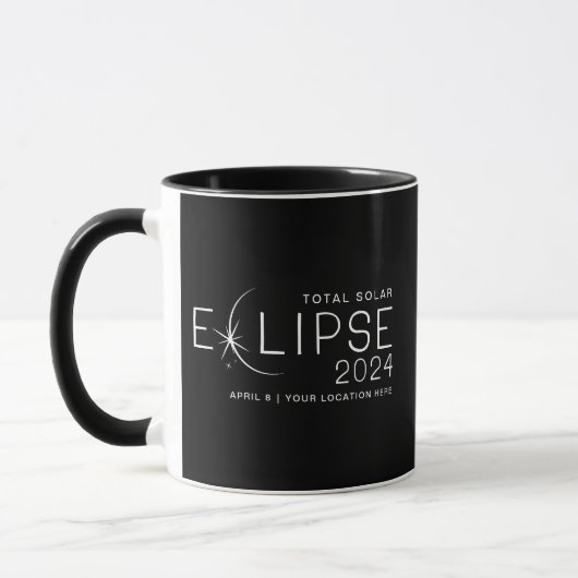 Solar Eclipse 2024 - Gedenken an den Standort Tasse (Links)
