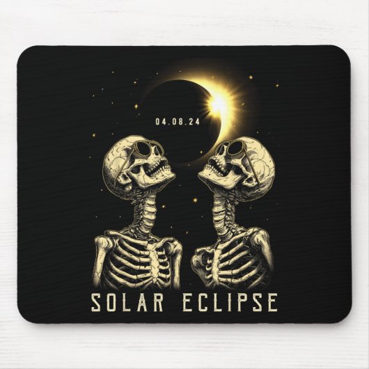 Solar Eclipse 2024 Gesamt Eclipse 8. April 2024 Sk Mousepad (Vorne)