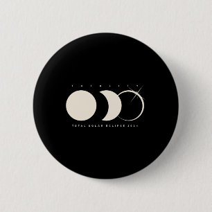 Solar Eclipse 2024 Gesamt Eclipse Astronomie Grafi Button