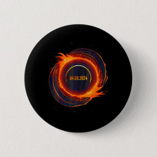 Solar-Eclipse 2024 Gesamt-Sun-Eclipse Button