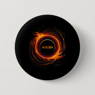 Solar-Eclipse 2024 Gesamt-Sun-Eclipse Button