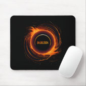 Solar-Eclipse 2024 Gesamt-Sun-Eclipse Mousepad (Mit Mouse)