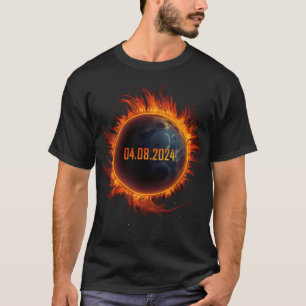 Solar-Eclipse 2024 Gesamt-Sun-Eclipse T-Shirt