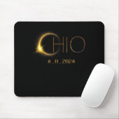 Solar Eclipse 2024 Gesamtsolarischer Eclipse-Staat Mousepad (Mit Mouse)