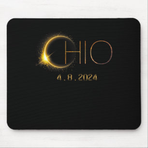 Solar Eclipse 2024 Gesamtsolarischer Eclipse-Staat Mousepad