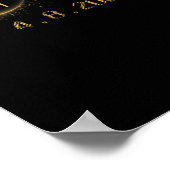 Solar Eclipse 2024 Gesamtsolarischer Eclipse-Staat Poster (Ecke)