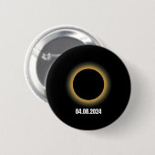 Solar-Eclipse 2024 Gesamtsolaröklipse 4,08,24 Button (Vorne & Hinten)