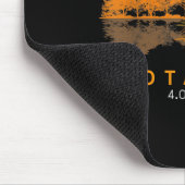 Solar-Eclipse 2024 Gesamtsolaröklipse 4,08,24 Gui Mousepad (Ecke)