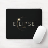 Solar-Eclipse 2024 Gesamtsolaröklipse 4,08,24 Mousepad (Mit Mouse)