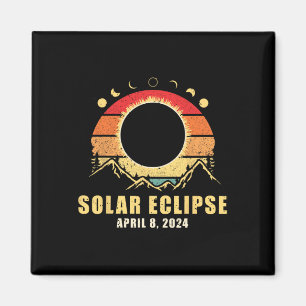 Solar-Eclipse 2024 Gesamtsolaröklipse 8. April 202 Magnet