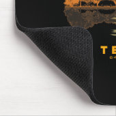 Solar Eclipse 2024 Guitar 04.08.24 Totality Texas Mousepad (Ecke)