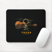Solar Eclipse 2024 Guitar 04.08.24 Totality Texas Mousepad (Mit Mouse)