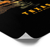 Solar Eclipse 2024 Guitar 04.08.24 Totality Texas Poster (Ecke)