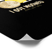Solar Eclipse 2024 Ich Got Mooned Total Eclipse Sw Poster (Ecke)