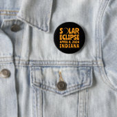 Solar Eclipse 2024 Indiana Button (Beispiel)