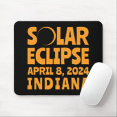 Solar Eclipse 2024 Indiana Mousepad (Mit Mouse)
