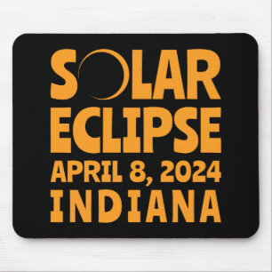 Solar Eclipse 2024 Indiana Mousepad