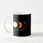 Solar Eclipse 2024 Indiana Total Eclipse America G Kaffeetasse (Links)