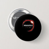Solar Eclipse 2024 Indianapolis Indiana 8. April 2 Button (Vorne & Hinten)