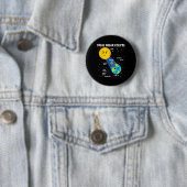 Solar Eclipse 2024 Infographic Funny Skywatcher As Button (Beispiel)