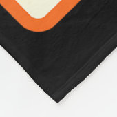 Solar-Eclipse 2024 Katzen Gesamtsolarausstoß 4,08, Fleecedecke (Ecke)