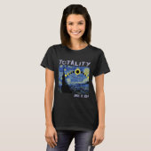Solar Eclipse 2024 Kunst Totalität April 8 Männer  T-Shirt (Vorne ganz)