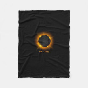 Solar Eclipse 2024 Langschläfer Fleecedecke