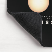 Solar Eclipse 2024 Missouri Gesamter Eclipse Astro Mousepad (Ecke)