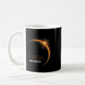 Solar Eclipse 2024 Missouri Totality Spring 4,08,2 Kaffeetasse (Links)