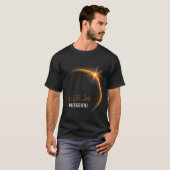 Solar Eclipse 2024 Missouri Totality Spring 4,08,2 T-Shirt (Vorne ganz)