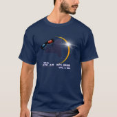 Solar Eclipse 2024 New Yorker T - Shirt (Vorderseite)