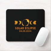 Solar Eclipse 2024 Niedlich Solar Eclipse Kinder K Mousepad (Mit Mouse)