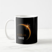 Solar Eclipse 2024 Ohio Totality Spring 4,08,24 Kaffeetasse (Links)