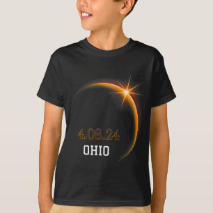 Solar Eclipse 2024 Ohio Totality Spring 4,08,24 T-Shirt