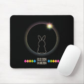 Solar Eclipse 2024 Osterhase Eier Mousepad (Mit Mouse)