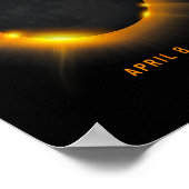 Solar Eclipse 2024 Poster (Ecke)