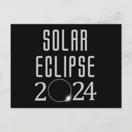 Solar Eclipse 2024 Postkarte