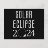 Solar Eclipse 2024 Postkarte (Vorderseite)
