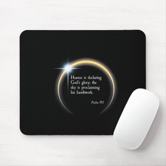 Solar Eclipse 2024 - Psalm 191 Mousepad (Mit Mouse)