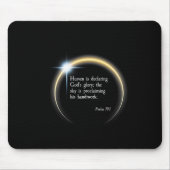 Solar Eclipse 2024 - Psalm 191 Mousepad (Vorne)