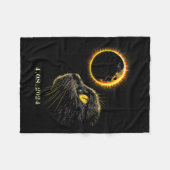 Solar Eclipse 2024 Shirt Gesamter Eclipse 8. April Fleecedecke (Vorderseite (Horizontal))