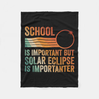 Solar Eclipse 2024 Shirt School Solar Eclipse I Fleecedecke