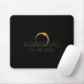Solar Eclipse 2024 Staat Arkansas Total Solar Ecli Mousepad (Mit Mouse)
